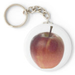 Single red apple key chain