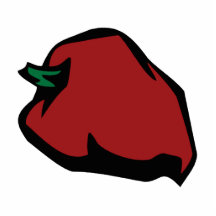 Single Red Habanero Graphic Cut Out