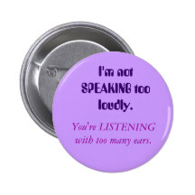 Single-Sided Hearing Deaf Awareness Button