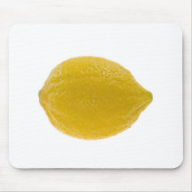 Single whole lemon mouse pad