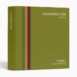 Singles No. 0153 Business Presentation Binder