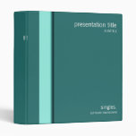 Singles No. 0167 Business Presentation Binder