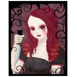 Sinister Scarlet Black Ladies Tee t-shirts