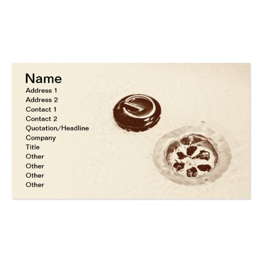Sink Business Cards