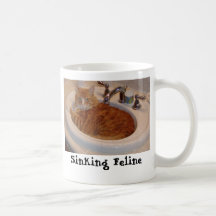 Sinking Feline Mugs