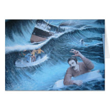 Sinking Ship Note Card