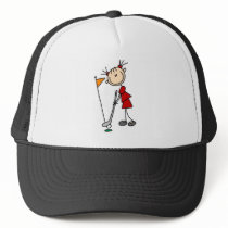 Sinking The Putt From The Green Bag Trucker Hats