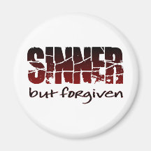 Sinner but forgiven magnets