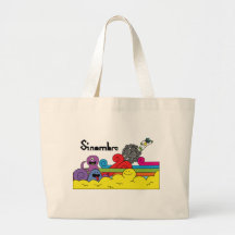 Sinombre characters canvas bag