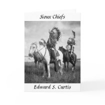 Sioux Chiefs, 1905 Greeting Cards