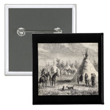 Sioux Village, circa 1876 Buttons