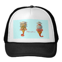 Siphonophorae  - Jellyfish Cap Mesh Hat
