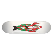 Sipping Santa Skateboard Decks