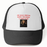 sir isaac newton mesh hat