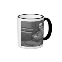 Sir James Matthew Barrie (1860-1937) (b/w photo) Mugs