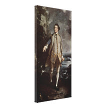Sir Joshua Reynolds - Commodore Augustus Keppel Canvas Print