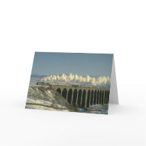 Sir Lamiel crosses Ribblehead Viaduct on the Settl Card