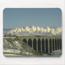 Sir Lamiel crosses Ribblehead Viaduct on the Settl Mouse Pad