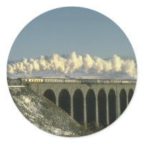Sir Lamiel crosses Ribblehead Viaduct on the Settl Sticker