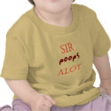sir poops alot t-shirts