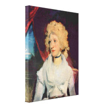 Sir Thomas Lawrence RA FRS - Miss Martha Carr Stretched Canvas Print