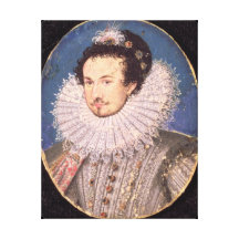 Sir Walter Raleigh Gallery Wrap Canvas