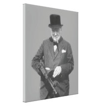 Sir Winston Churchill Canvas Prints