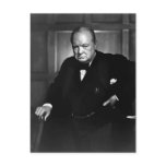 Sir Winston Churchill Post Card