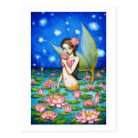 Sirène de lis de Starlight Cartes Postales
