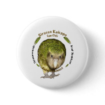 Sirocco Kakapo Fan Club Pinback Button