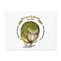 Sirocco Kakapo Fan Club Postcard