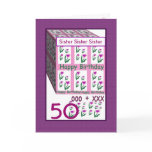 SISTER - Happy 50th Birthday Cards