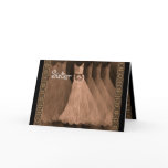 SISTER Maid of Honour Invitation ANTIQUE COPPER cards