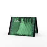 SISTER Maid of Honour Invitation GREEN Gowns cards