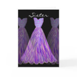 SISTER - Maid of Honour SHADES OF PURPLE Dresses