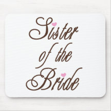 Sister of Bride Classy Browns Mouse Mat