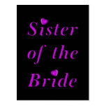 Sister of the Bride Simply Love Post Card