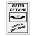 Sister of Twins Handle With Care cards
