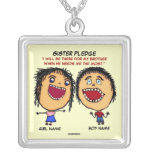 Sister Pledge Pendants