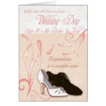 Sister Wedding Day Card with love
