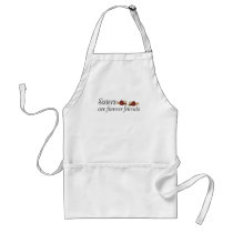 Sisters are forever friends aprons