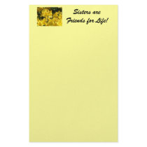 Sisters are Friends for Life! stationery Rhodies