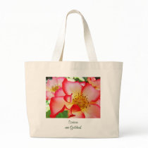 Sisters are Golden! Tote bag Red Rose Flowers