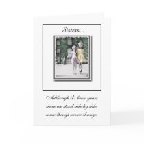 "Sisters" Birthday Card