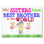 Sisters have Best Brother Photo