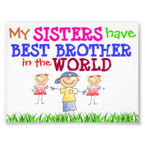 Sisters have Best Brother Photo