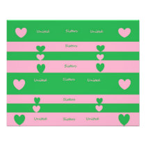 Sisters in Pink & Green Photo