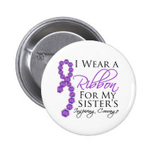 Sister's Inspiring Courage - Pancreatic Cancer Pin