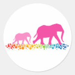 Sisters of Elephant Walking Sticker