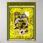 "SISTERS OF HEAVEN" PRINT